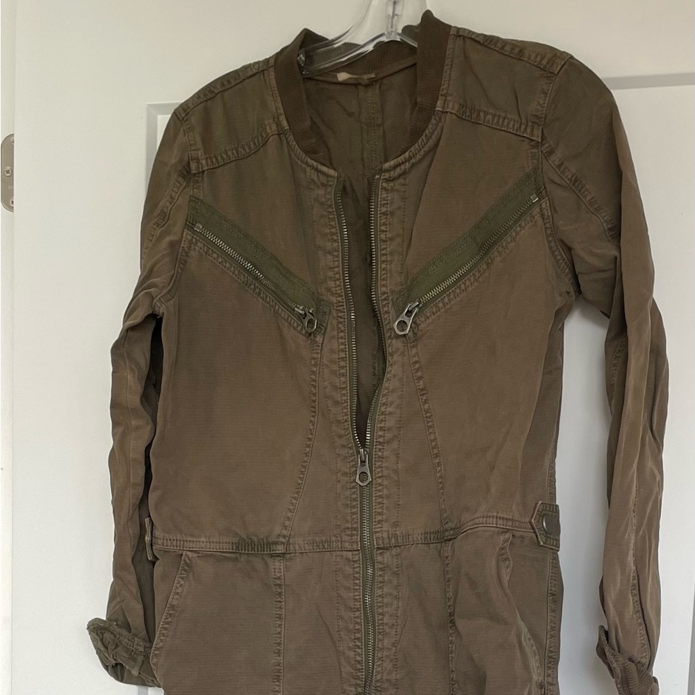 Free People Olive Green Women's Jumpsuit